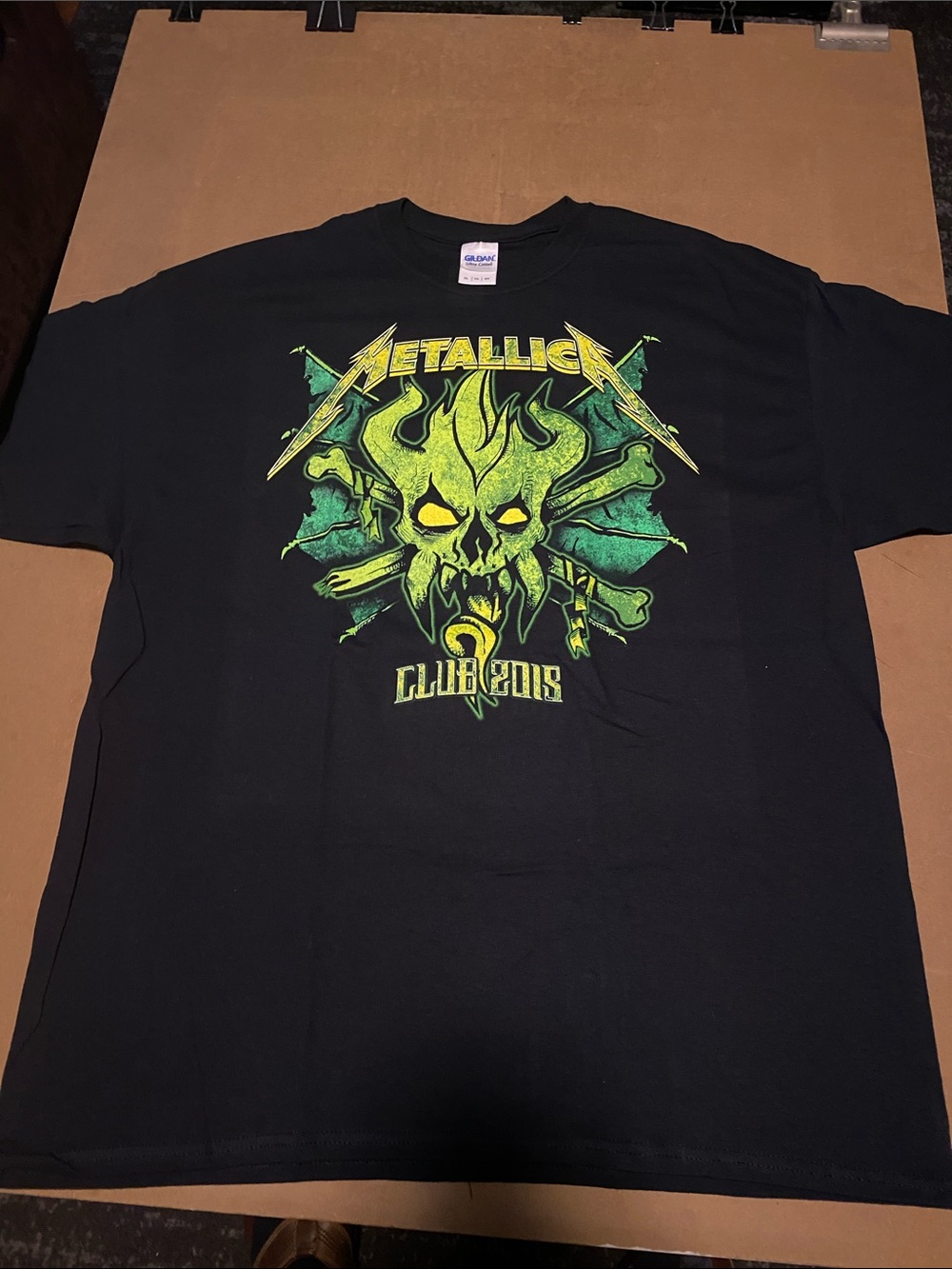 METALLICA CLUB 2015 Black TSHIRT 
XL
Rare Unworn Limited - Picture 2 of 3